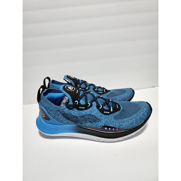 Under Armour Curry Flow Go Deadly Blue Mens Sz 11.5 Running Shoes 3023814-403 main image 5